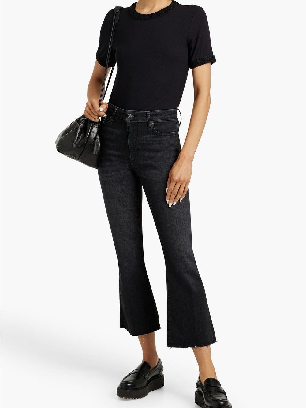 Frame Denim Le Crop Mini Boot Jeans